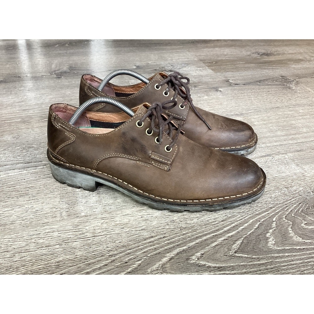 Clarks Mens Size 10M Oxford Lace Up Shoes 33786 Dress Shoes Leather